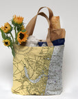 Spring Lake to Manasquan river Nautical Chart Tote