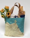 Djibouti, Africa Charted Territory Map Tote