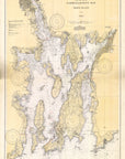 1906 Narragansett Bay Chart