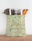 Akron Ohio Charted Territory Tote