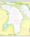 Lake Huron Chart Placemats, set of 4