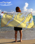 Chesapeake Bay, Southern Part Quick Dry Towel