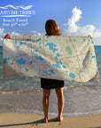 Winter Park FL Charted Territory Quick Dry Towel