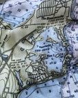 Newport, RI Nautical chart Scarf