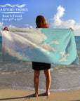 Eastern St Thomas Island USVI Modern Wave Quick Dry Towel