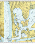 Mission Bay Chart Placemats, set of 4