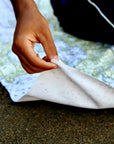 Block Island Watercolor Map Quick Dry Towel