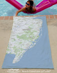 Sandy Hook to Cape May Quick Dry Towel
