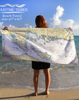 Mackinac Island, MI - Nautical Chart Quick Dry Towel