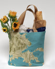 Eastern St Thomas Island USVI Charted Territory Tote