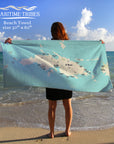 USVI modern Wave Quick Dry Towel