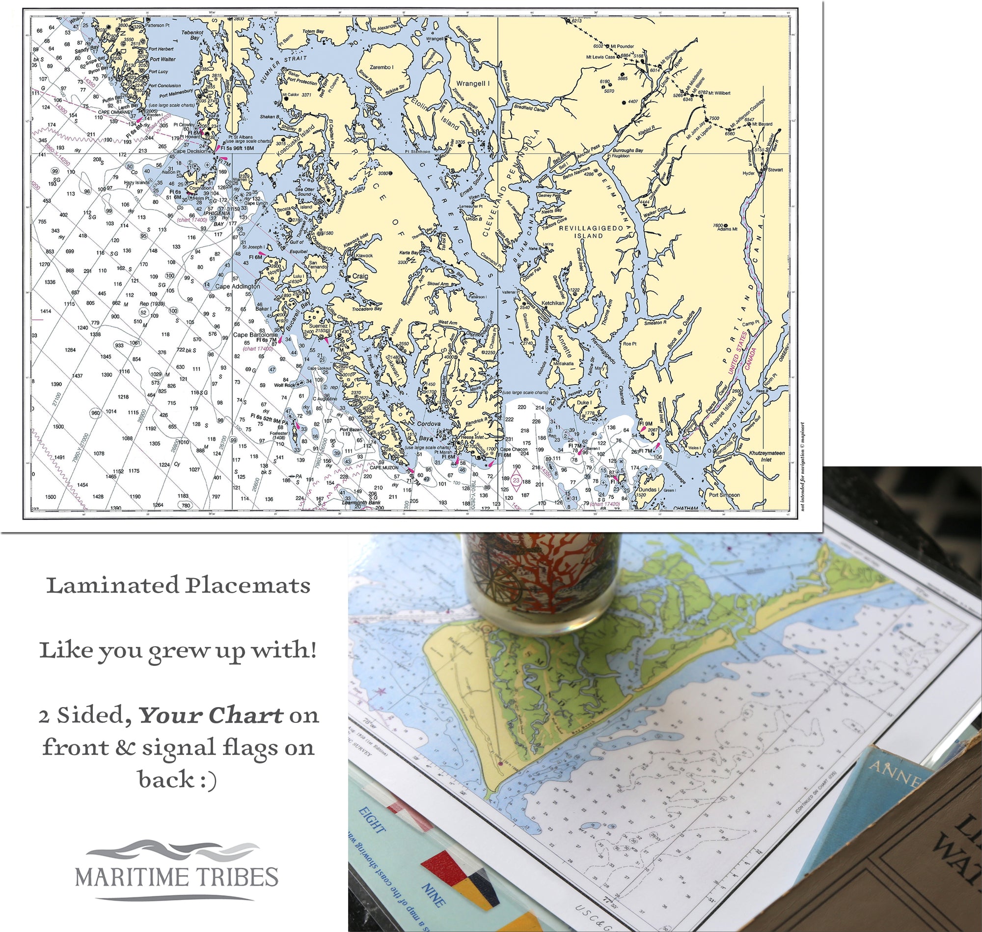 Nautical Chart Placemat