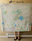 Boston College / Chestnut HIll Map Blanket