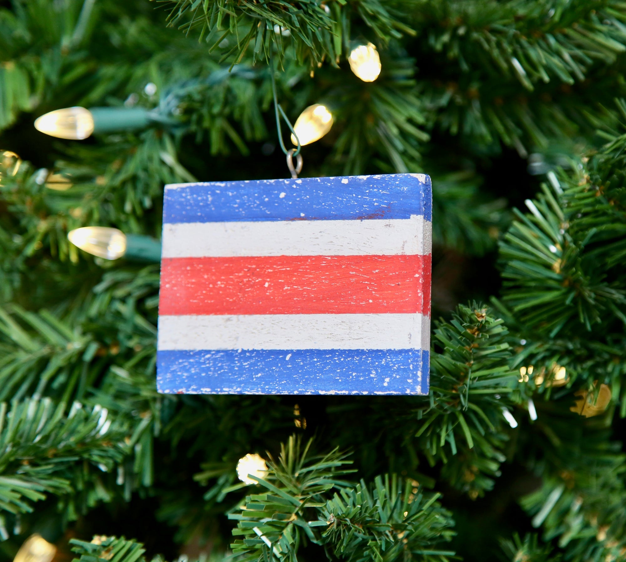 "C" Flag Vintage Ornament - mysignalflags