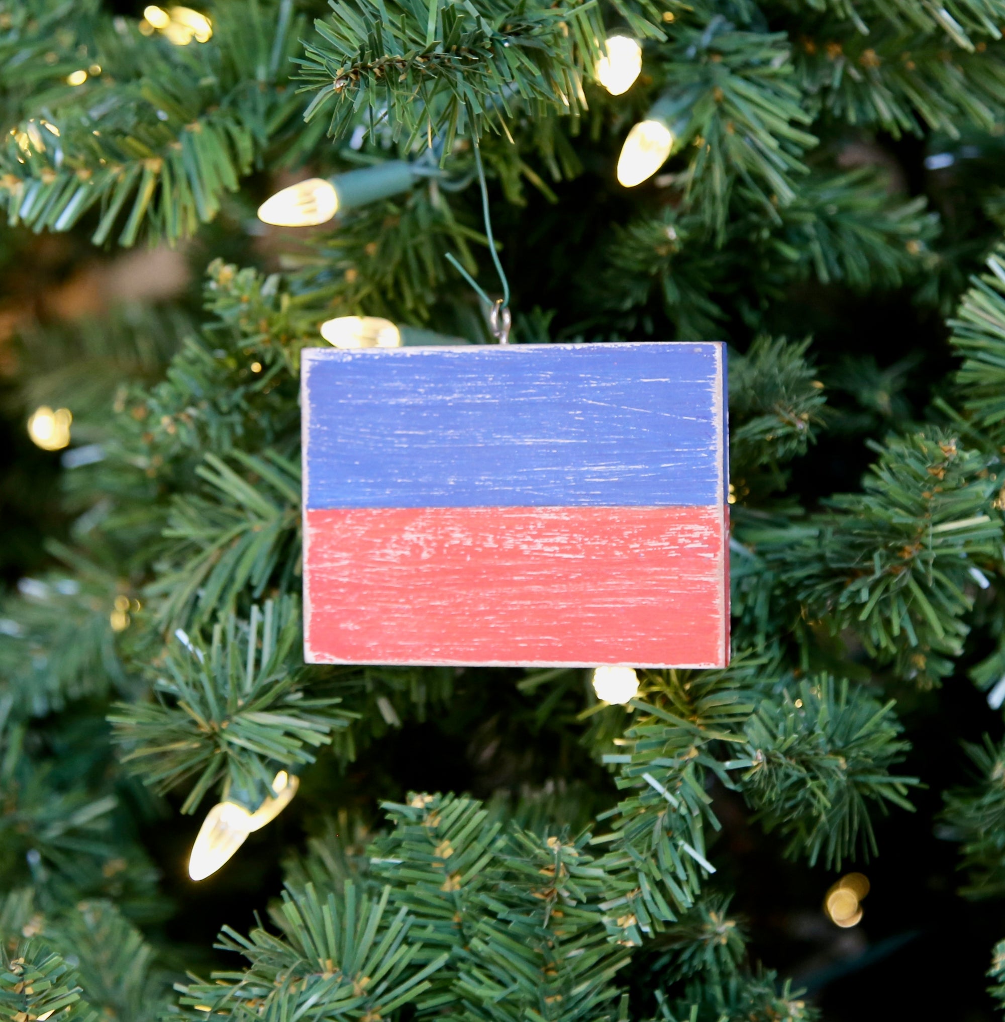 &quot;E&quot; Flag Vintage Ornament - mysignalflags