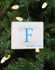 "F" Flag Vintage Ornament - mysignalflags