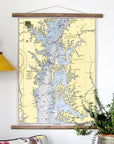 Annapolis, Chesapeake Bay - Chesapeake Bay - Entire Bay nautical chart compilation Scroll