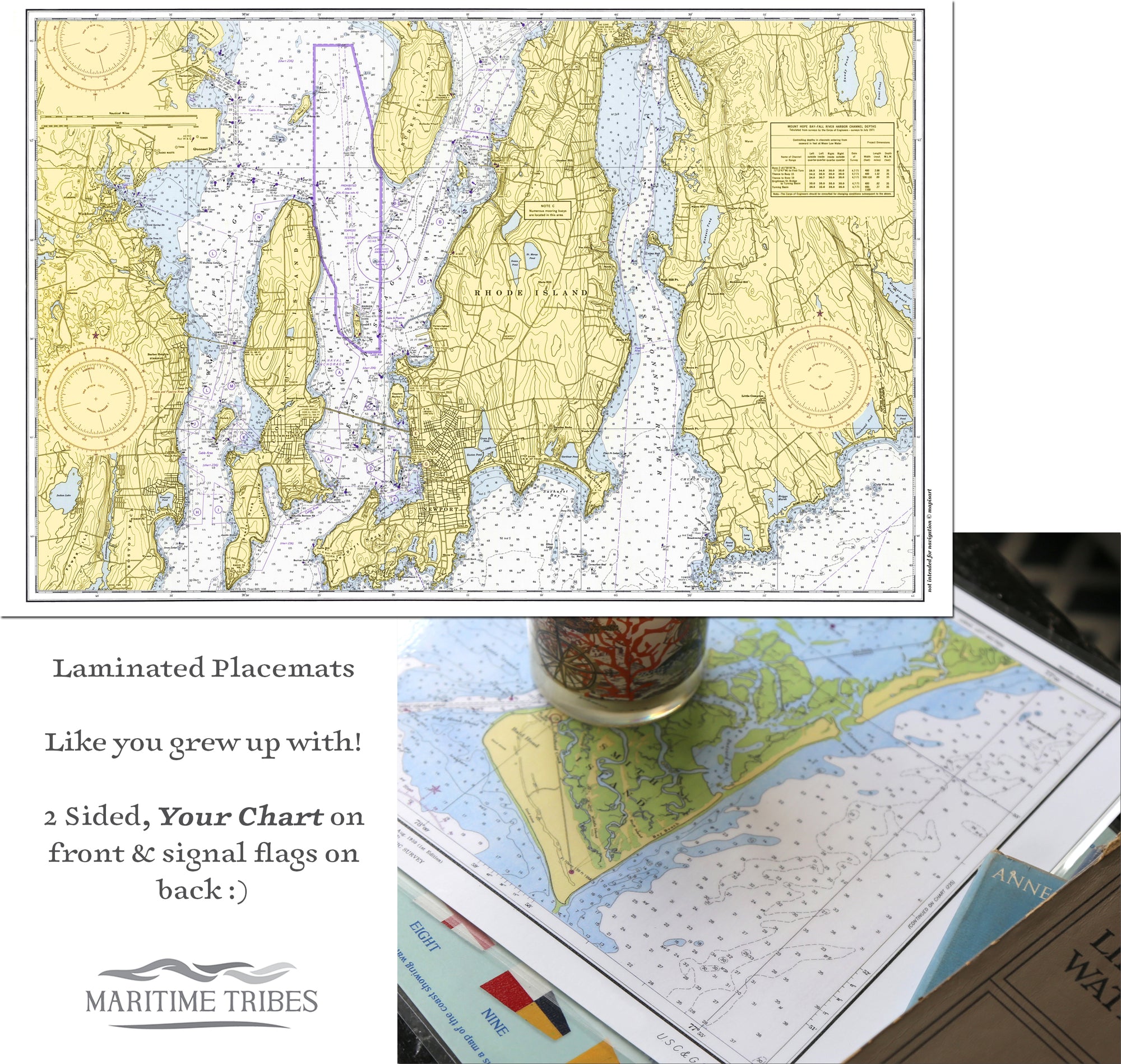 Nautical Chart Placemat