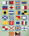 SPF 50 Signal Flags Shirt With Your Name