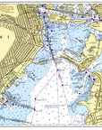 Miami, FL Nautical Chart Placemats, set of 4