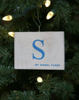 "S" Flag Vintage Ornament - mysignalflags