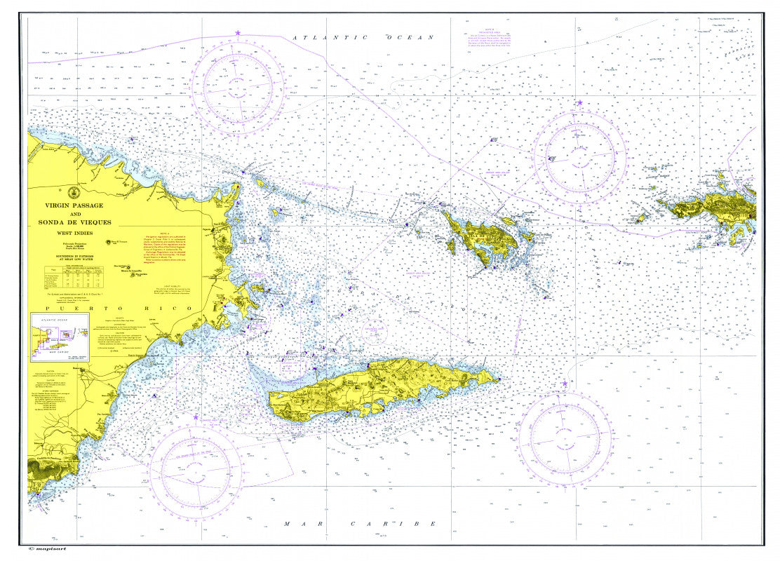 Vieques Passage 1970 Scroll