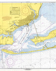 Pensacola, Fl Nautical Chart Scroll